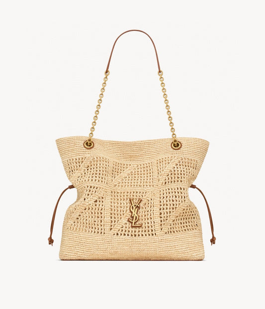 Bolso Shopper YSL Jamie de rafia