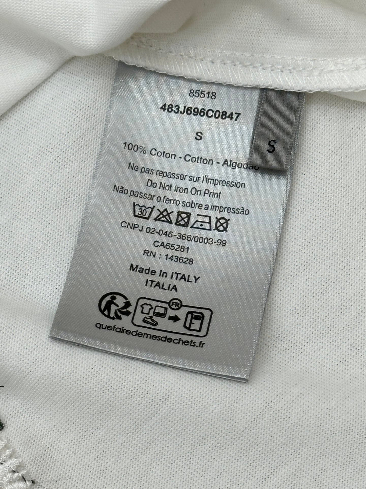 Camiseta Dior
